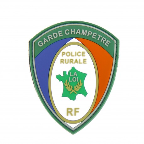 Ecusson de bras PVC Police Rurale Garde Champêtre