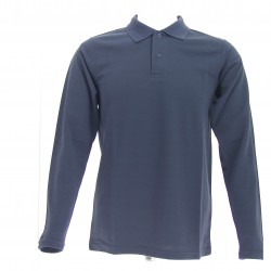 POLO UNI MARINE M.LONGUES MARQUAGE :