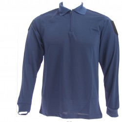 Polo marine sport Manches Longues BRODERIE  au choix
