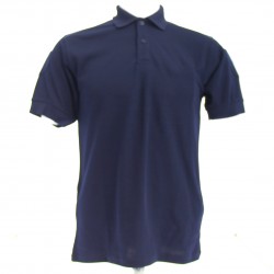 Polo marine double face Manches courtes FLOCAGE au choix