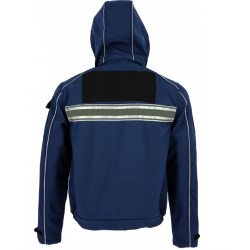 Veste softshell IRON bande verte