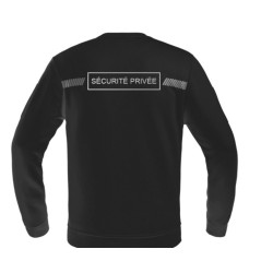 SWEAT SECURITE BANDE GRISE