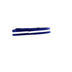 Ceinture Toile Bleu Marine + RETRO 30 mm Réglable Metal free