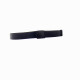 Ceinture Toile NOIR + RETRO 30 mm Réglable Metal free