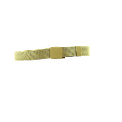 Ceinture Toile TAN 30 mm Réglable Metal free
