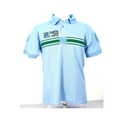 POLOBLEU CIEL M. COURTES BRODERIE POLICE RURALE