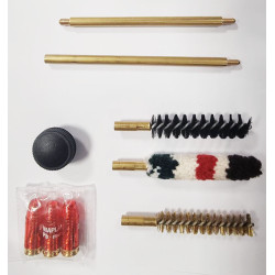 Kit de nettoyage pour arme calibre 9 mm