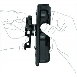 PORTE BATON PIVOTANT POLYMER VEGA