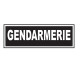 BANDEAU GENDARMERIE HAUTE NOIR DOMINANT