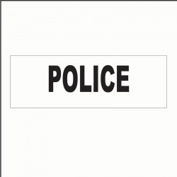 BANDEAU POLICE HAUTE VISIBILITER