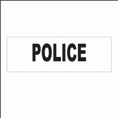 BANDEAU POLICE HAUTE VISIBILITER