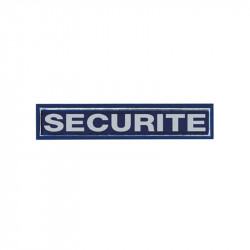 BARETTE RETRO REFLECHISSANTE "SECURITE"