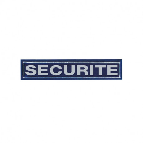 BARETTE RETRO REFLECHISSANTE "SECURITE"