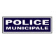 BANDEAU SUR VELCRO POLICE MUNICIPALE INVERSER