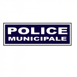 BANDEAU SUR VELCRO POLICE MUNICIPALE INVERSER