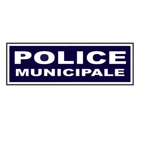 BANDEAU SUR VELCRO POLICE MUNICIPALE INVERSER
