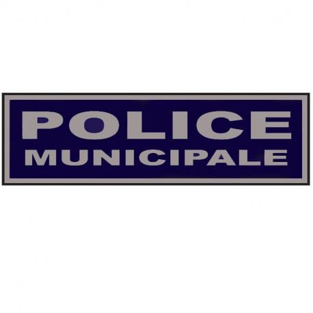 Bandeau sur velcro taille au choix basse v "POLICE MUNICIPALE"