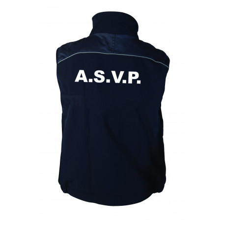 BLOUSON SOFT SHELL SANS MANCHE UNI