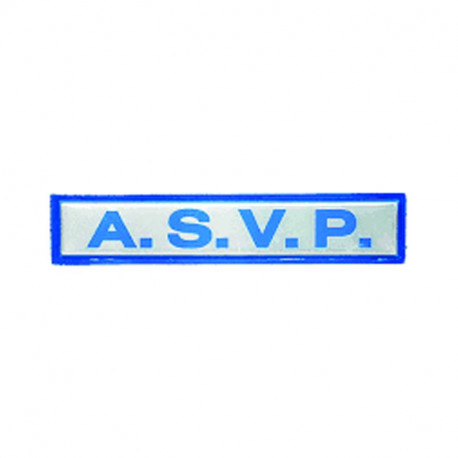 BANDE PATRONYMIQUE A.S.V.P RETRO