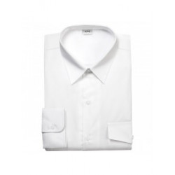 CHEMISE CEREMONIE GN MANCHES LONGUES BLANCHE COL FERME