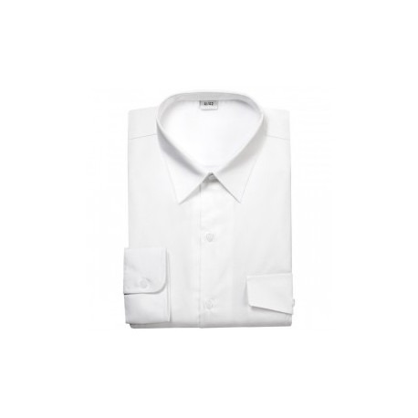 CHEMISE CEREMONIE GN MANCHES LONGUES BLANCHE COL FERME