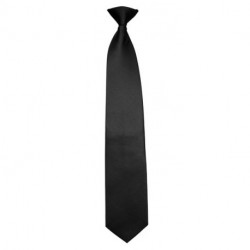 Cravate clip noir