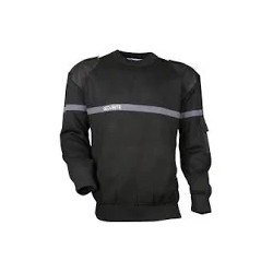 PULL COMMANDO NOIR POLY LAINE
