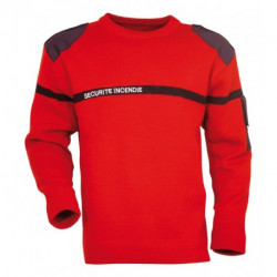PULL SECURITE INCENDIE ROUGE 